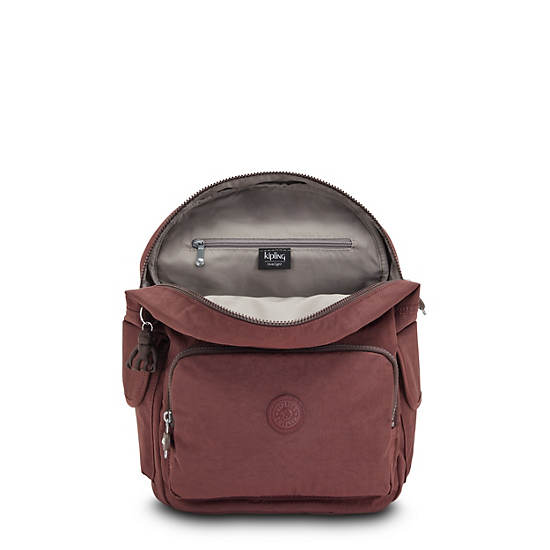 Kipling City Pack Ryggsäck Vinröda | SE 1408ZU